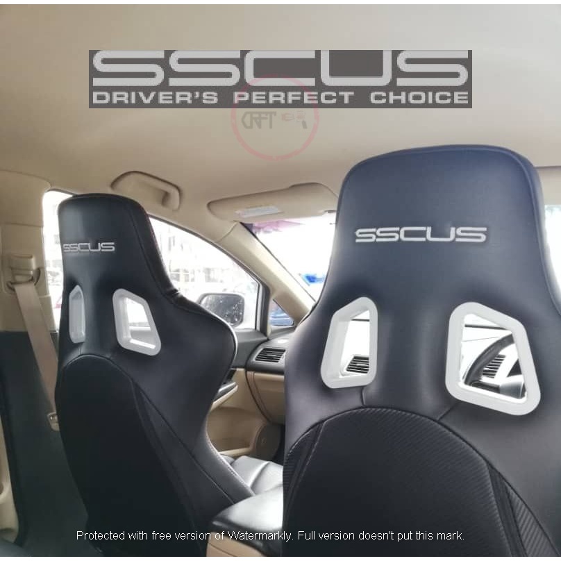 CFS260 SSCUS Driver's Perfect Choice Bucket Seat 2PCS Stiker Sticker