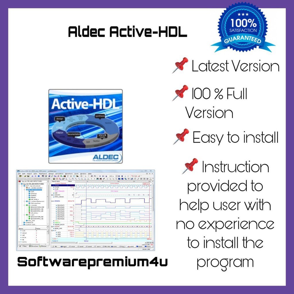 🔥【 Latest 】🔥 Aldec Active-HDL 12 | Shopee Malaysia