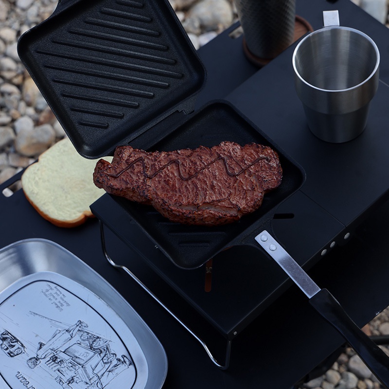 Bread Toaster Pan Pembakar Roti Camping Toaster Sandwich Maker Sandwich ...
