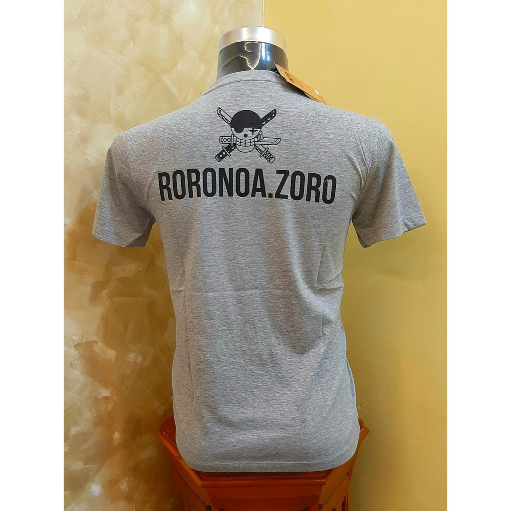 Baju One Piece Original T Shirt Roronoa Zoro FREEGIFT Ready Stock Shopee Malaysia