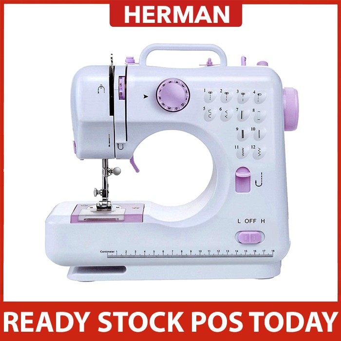 HERMAN 😍 Sewing Machine FHSM 505A Pro Upgraded 12 Sewing Portable Mini