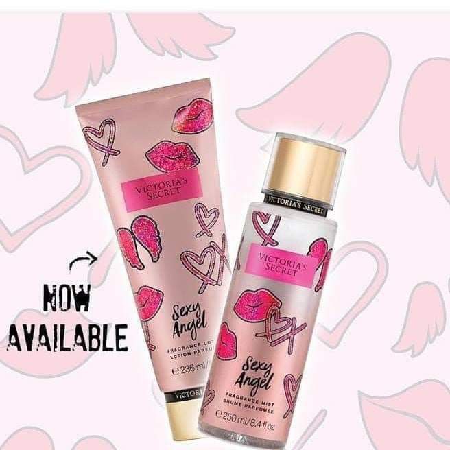 Victorias Secret Sexy Angel Fragrance Mist Brume Parfumee And Lotion 250ml Shopee Malaysia 5626