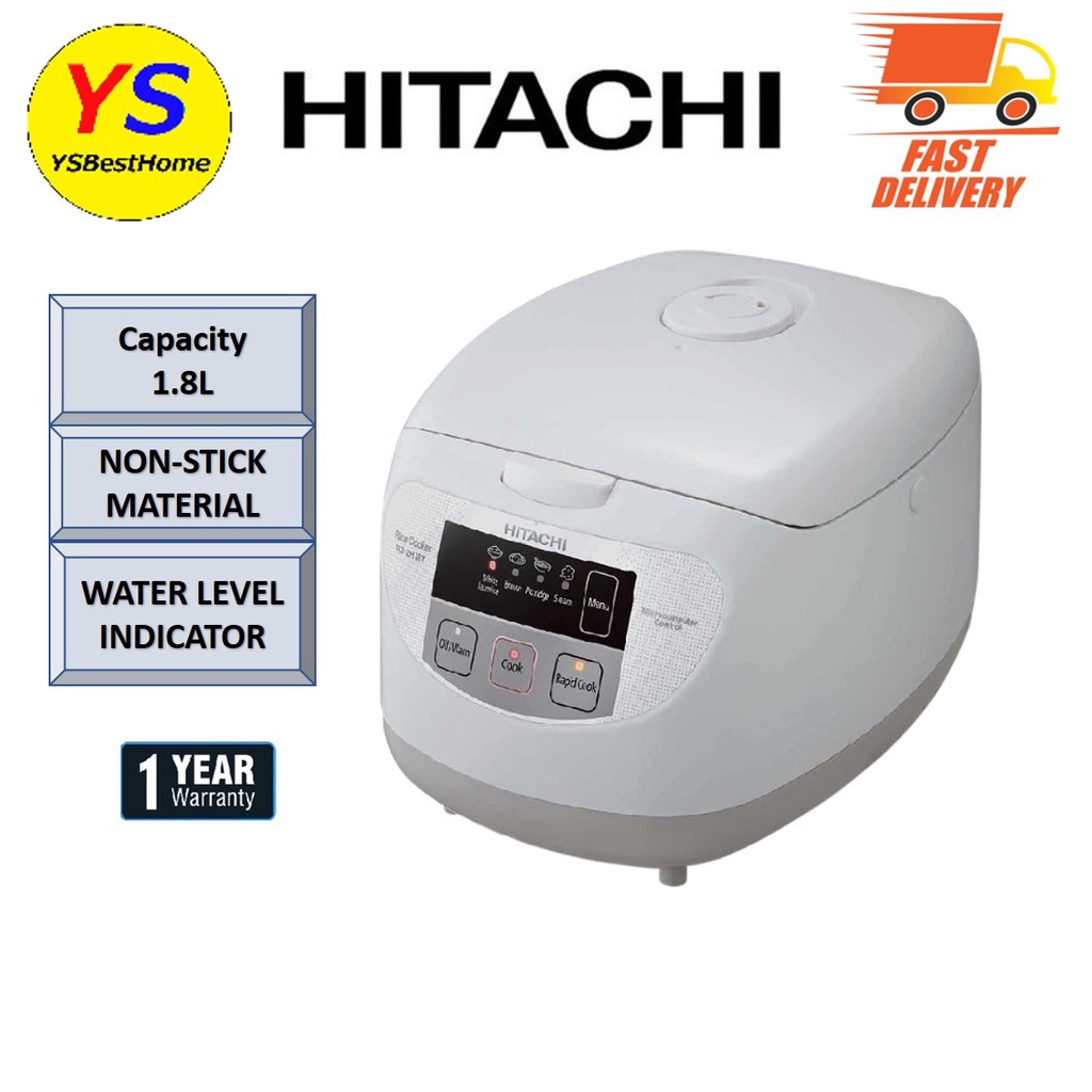 HITACHI 1.8L RICE COOKER RZZH18Y (W) Shopee Malaysia