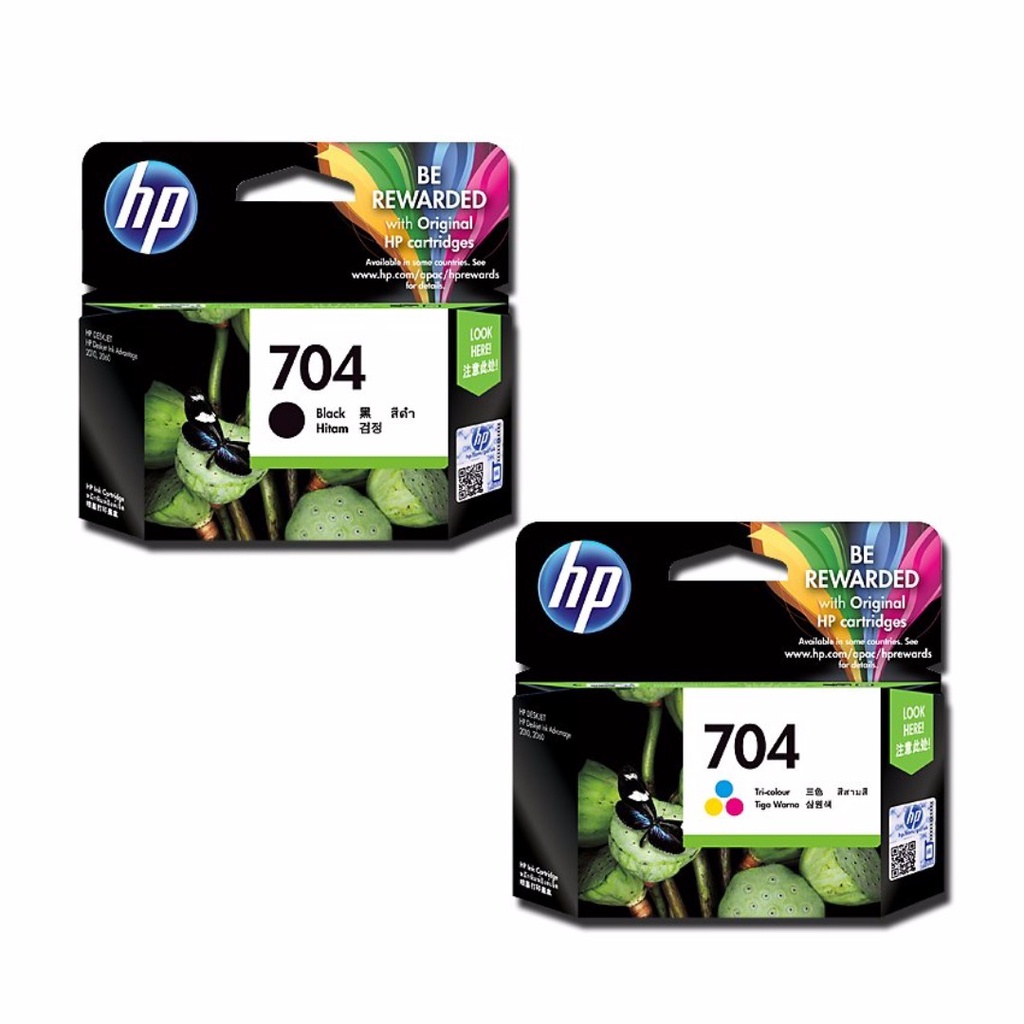 HP 704 Combo Pack ink cartridges | Shopee Malaysia
