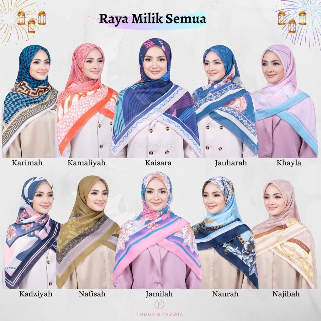 TUDUNG FAZURA (RAYA MILIK SEMUA 2.0 dan 1.0 COLLECTION ) READY STOCK ...