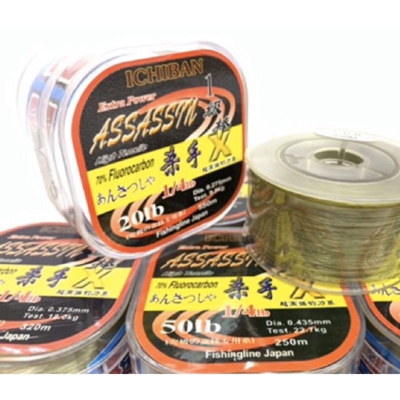 ICHIBAN ASSASSIN 70%FLUOROCARBON FISHING LINE