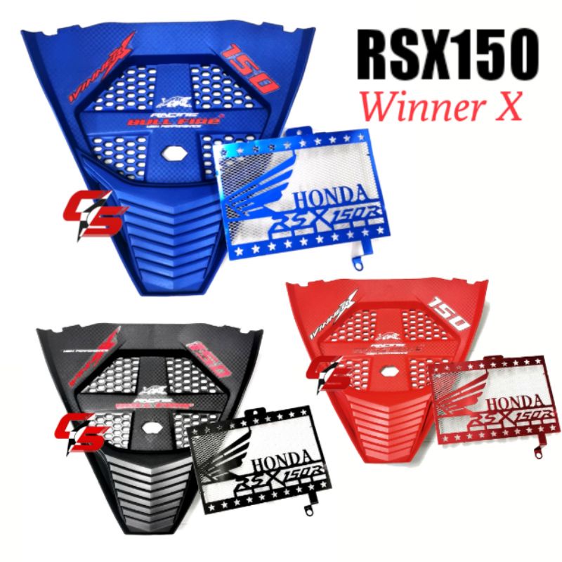 RSX 150 RSX150 WINNER X ENGINE COVER & COOLANT NET RADIATOR COVER