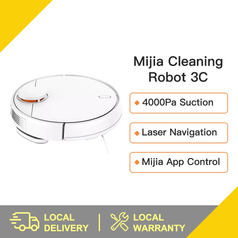 Xiaomi Mijia Robot Vacuum Mop 2 Pro 3C 2C 4000Pa Suction Robot Vacuum ...