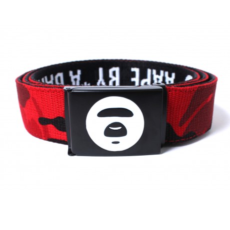 A BATHING APE Belt Red Shopee Malaysia