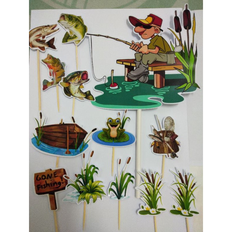 topper cake fishing @ memancing | Shopee Malaysia