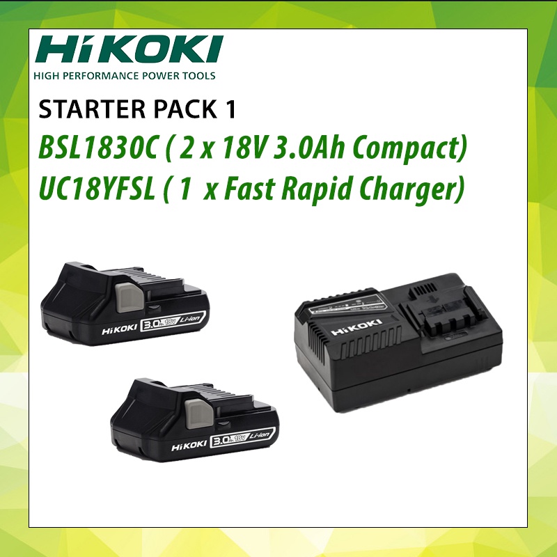 Hitachi 18v discount battery and charger