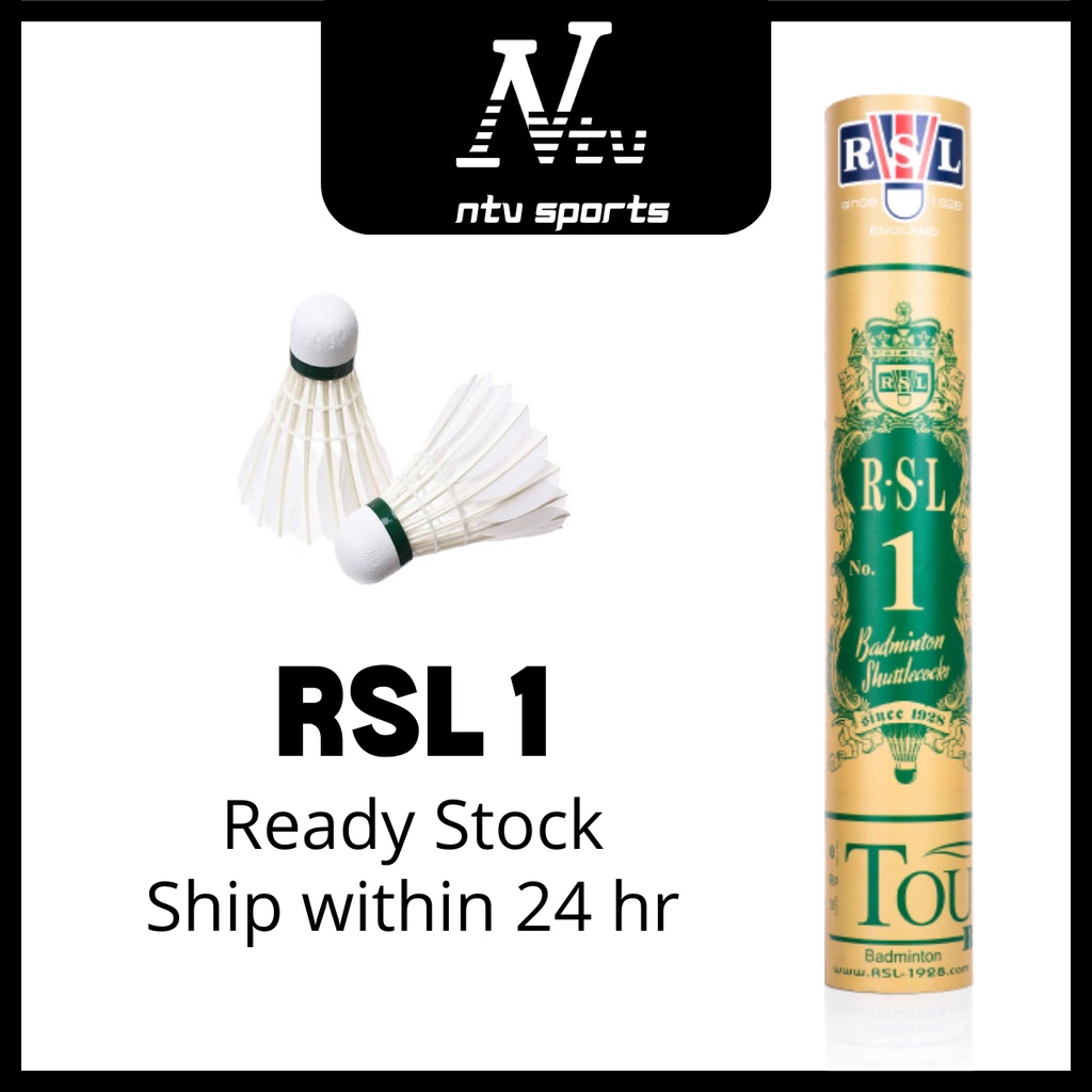READY STOCK RSL 1 RSL1 RSL GOLD TOURNEY Badminton Shuttlecock Shopee
