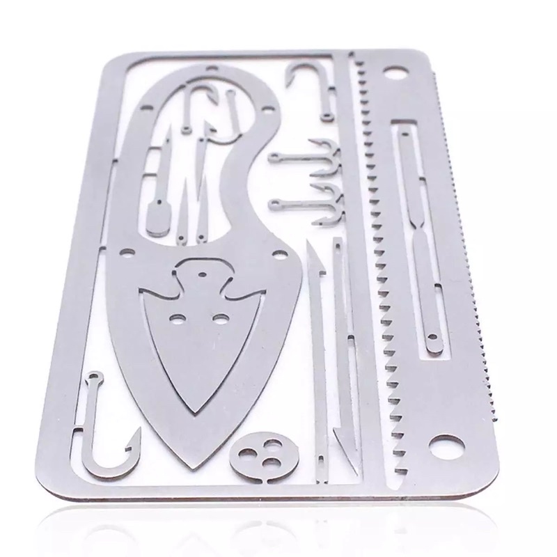 Outdoor Credit Card Survival Multitool Multi-function Card Tool Card ...