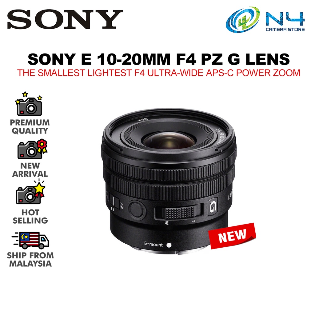 Sony Lens 1020mm F4 G (SELP1020G) ( 1+1 Year Sony Malaysia Warranty