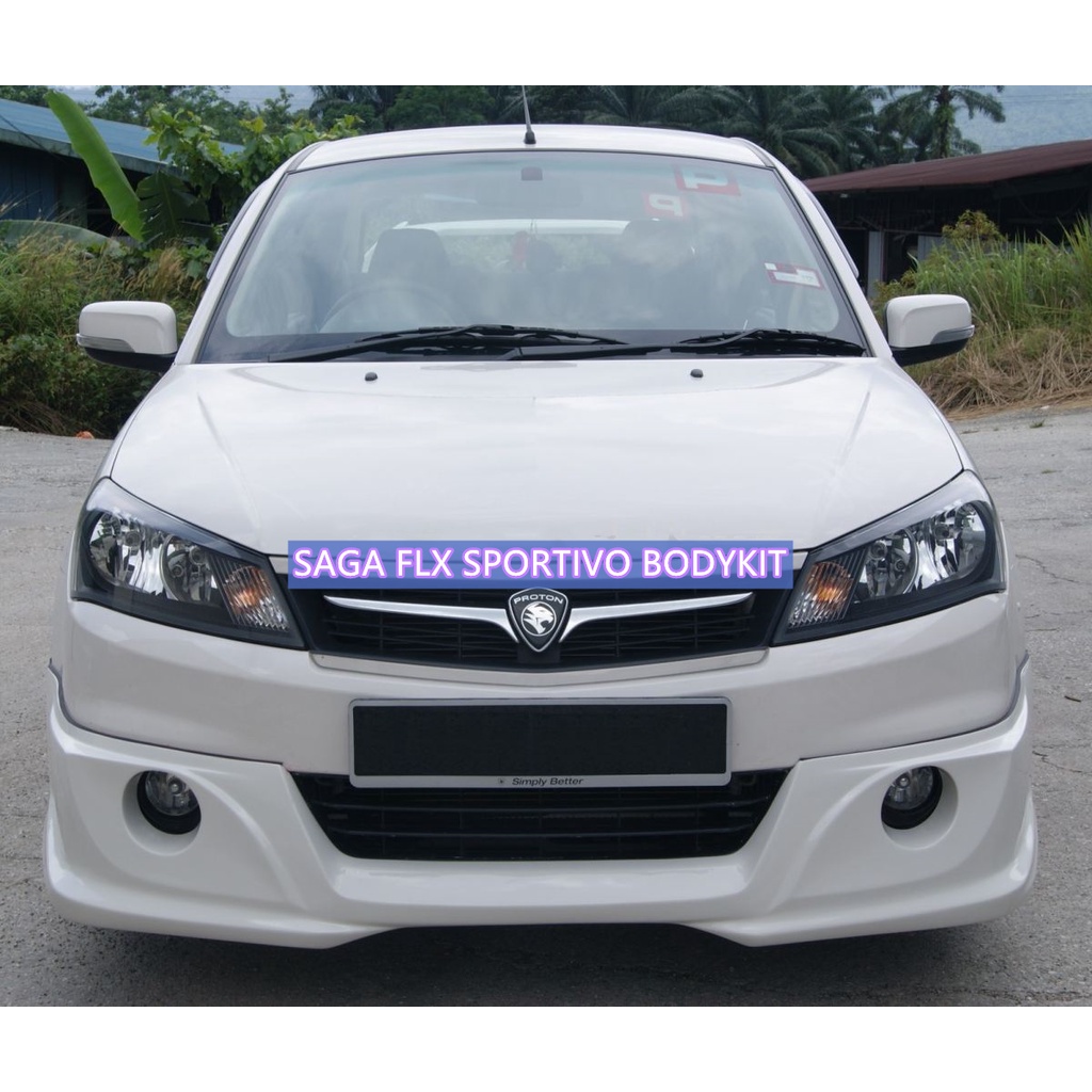 Proton Saga FLX Sportivo Design Bodykit Body Kit Skirting Skirt Lip ...