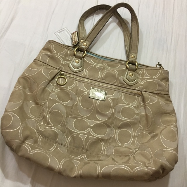 Coach poppy clearance tote bag