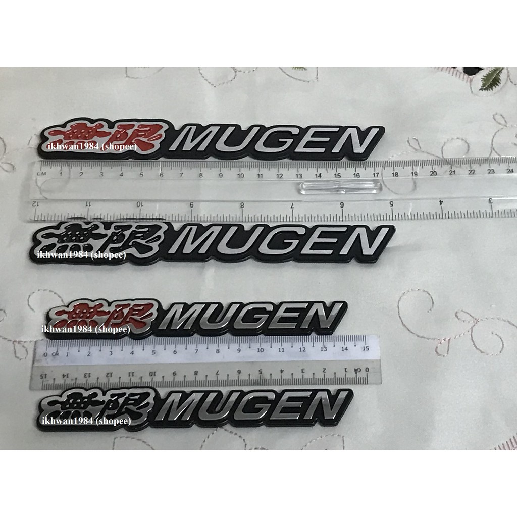 HONDA MUGEN RR GRILL EMBLEM MUGEN RR REAR EMBLEM Shopee Malaysia