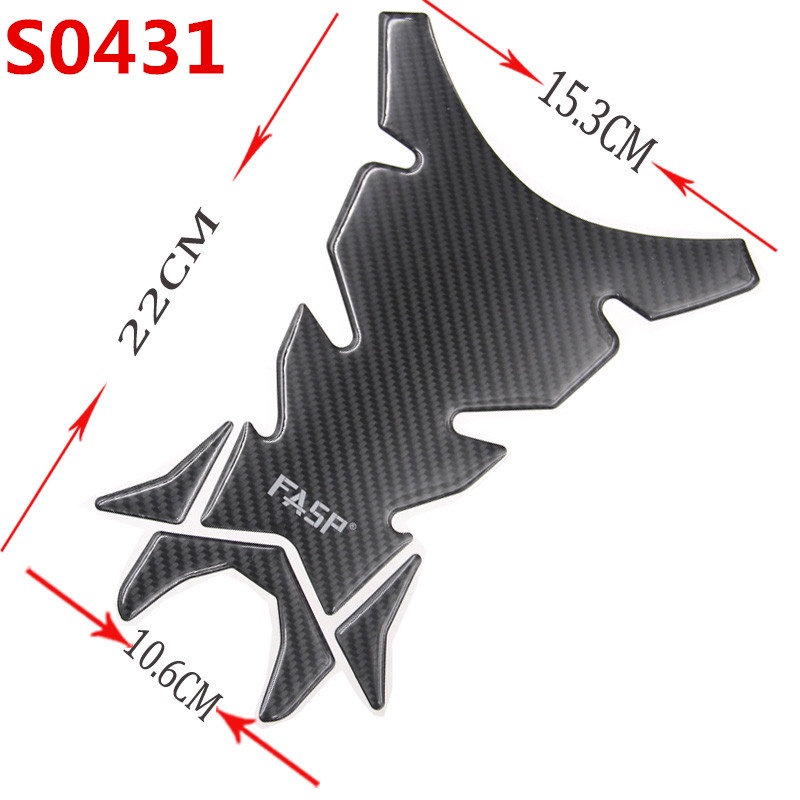 For Suzuki Yamaha Bmw Honda Benelli Kawasaki Car Motorcycle 3d Carbon Fiber Gas Oil Fuel Tank 7548