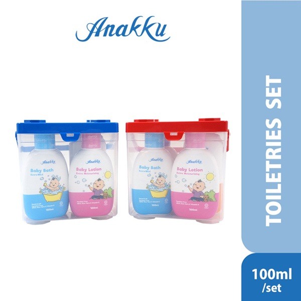 100ML! ANAKKU Baby Bath Set ANAKKU Toiletries Set Mandian Bayi Set ...