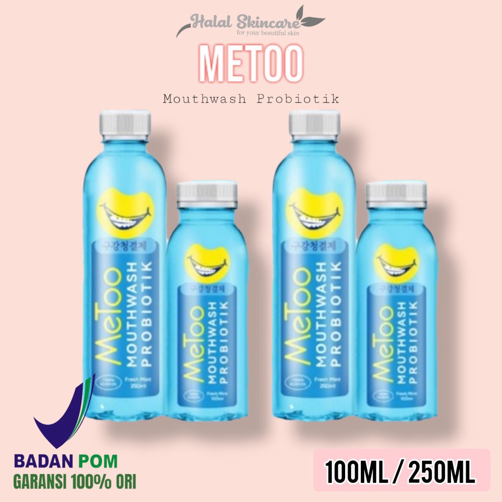 Metoo Mouthwash Probiotic Mouthwash Mouthwash Mouthwash Mouthwash BPOM