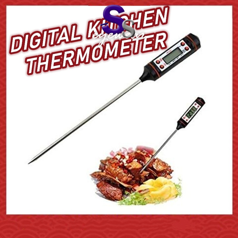 Food Baking Digital Thermometer Probe Kitchen Instant Read BBQ Meat