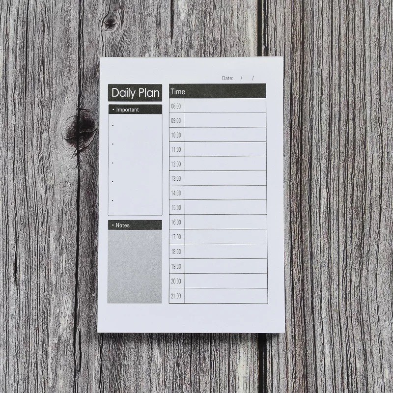 File of 50 sheets of daily and new plans notes | Shopee Malaysia