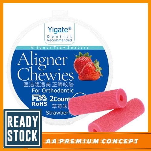 2Pcs/box Aligner Chewies Invisible Retainer Seater Orthodontic Silicone