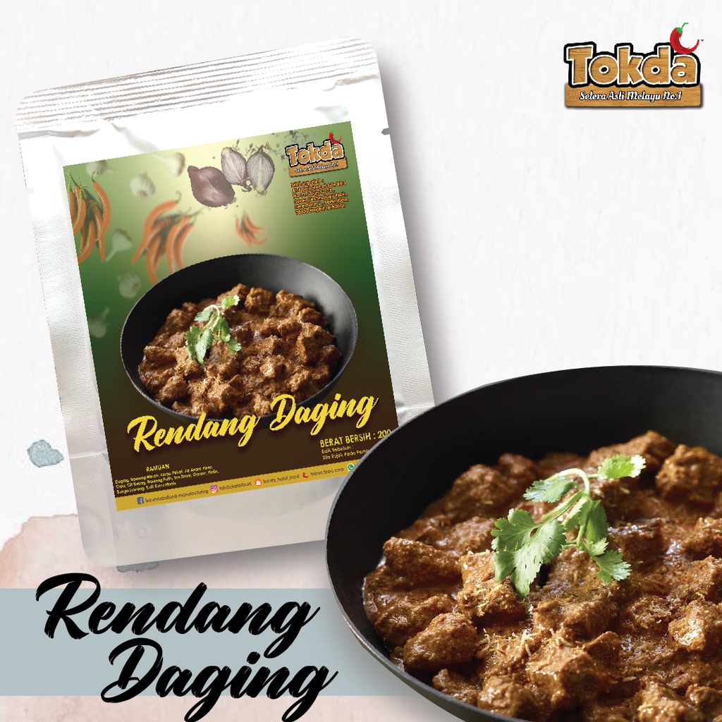 Masakan Melayu Rendang Daging Tokda | Shopee Malaysia