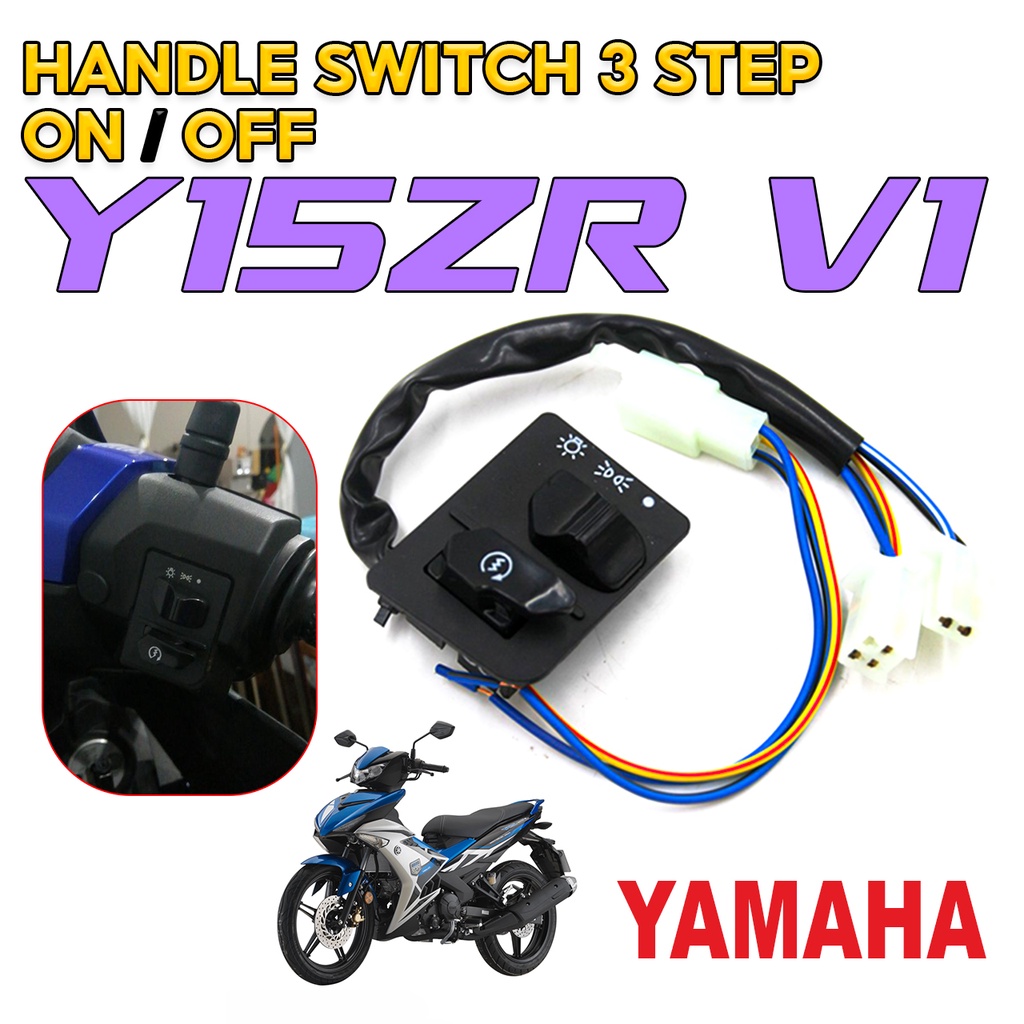 HANDLE SWITCH YAMAHA Y15ZR Y15 V1 3 STEP ON OFF SWITCH ORIGINAL YAMAHA ...