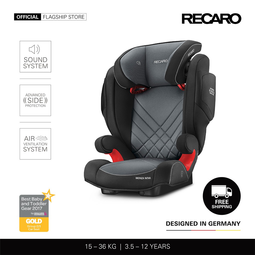 Recaro monza nova 2 high back booster store seat with seatfix