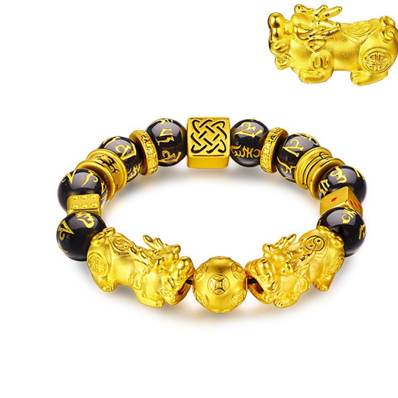 Pixiu bracelet deals 999 gold