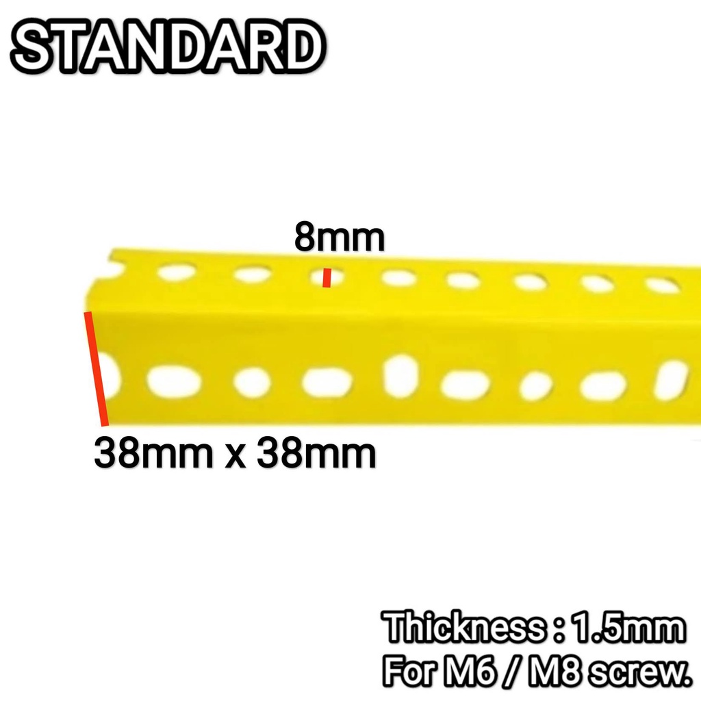 Slotted Angle Bar 6ft / Besi Rak Lubang 6'kaki / Rack / Shelf / Shelves DIY Shopee Malaysia