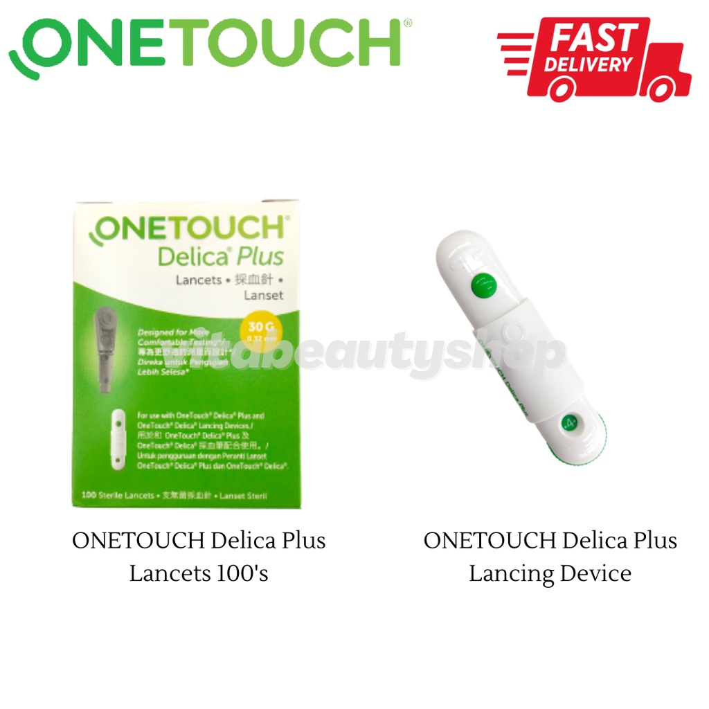 ONETOUCH Delica Plus Lancing Device / Lancets | Shopee Malaysia