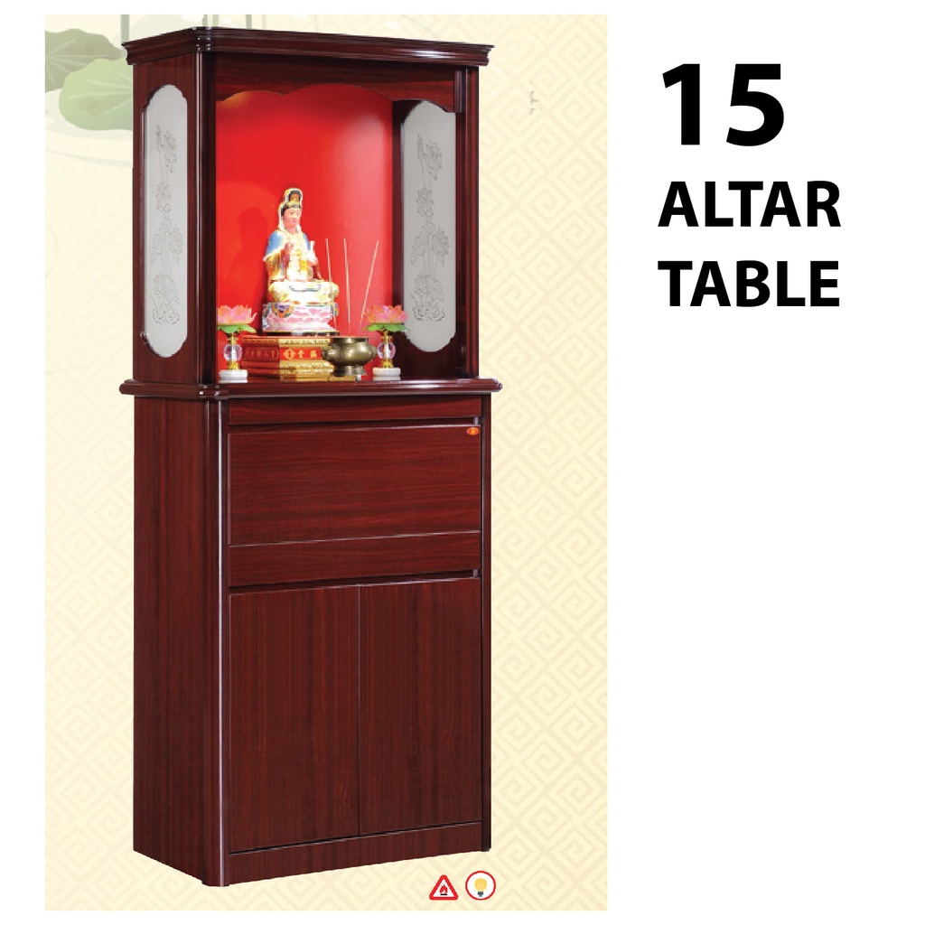 ALTAR TABLE / PRAYER CABINET WITH TOP / 神台/ BUDDHA TABLE / PRAYER TABLE ...
