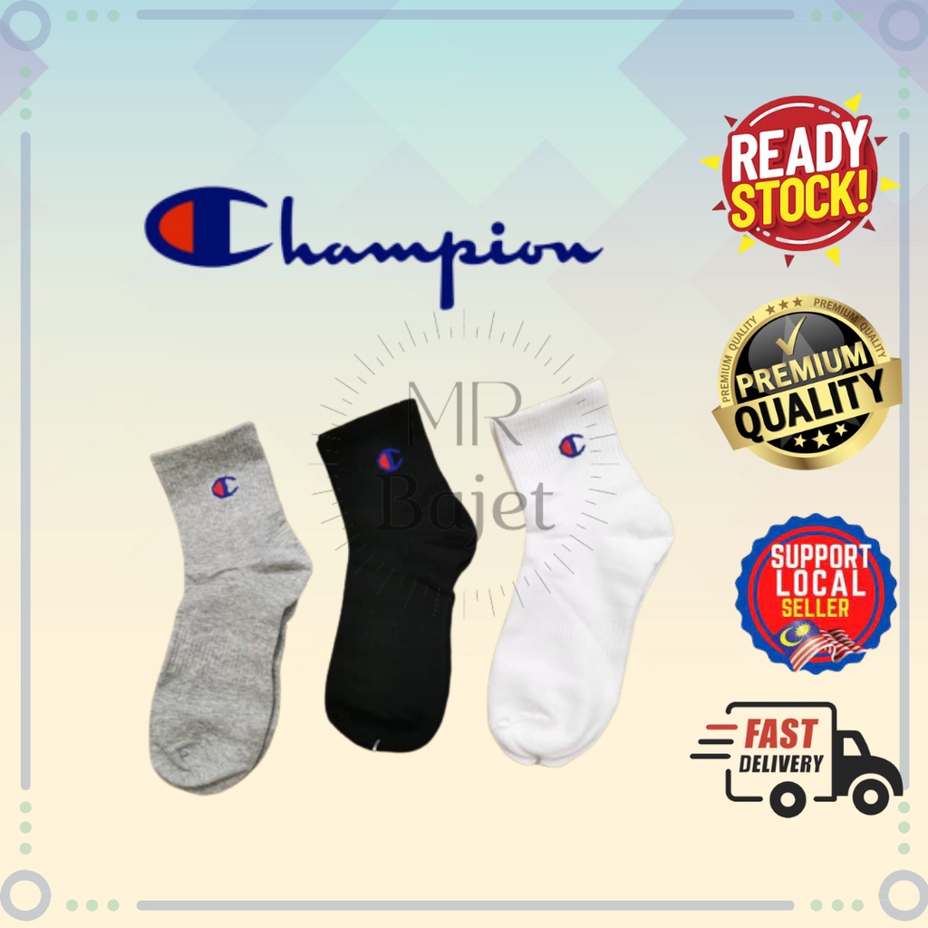 Stokin Champion Sarung Kaki Muslimah Lelaki Wanita Stokin Medium Stokin ...