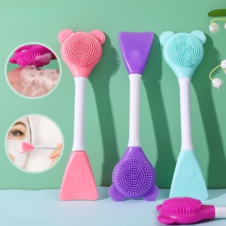 1pc-Silicone Nose Brush Clean To Black Head Brush Double Sided