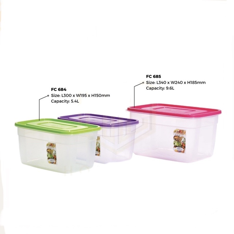 Lava Multipurpose Storage Food Container Home Organisation FC684 FC685 ...