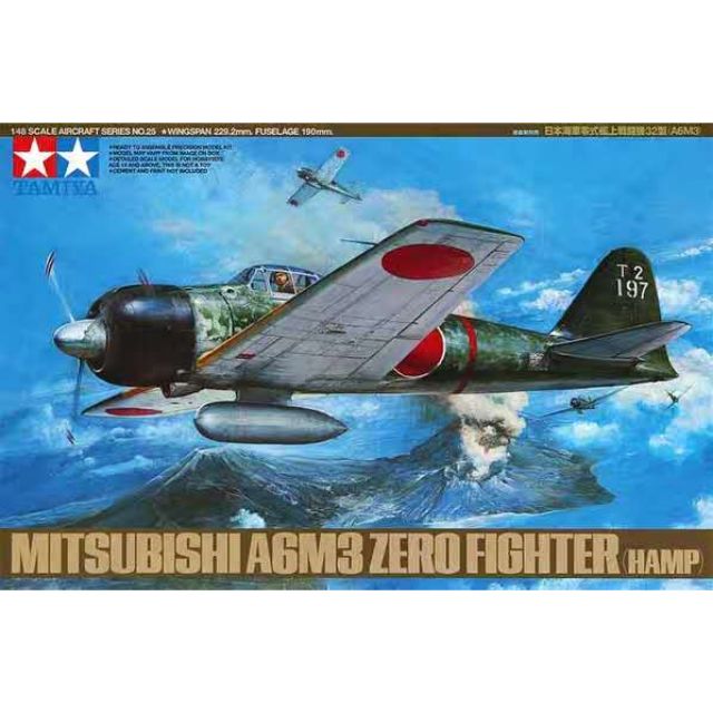 Mitsubishi A6M3 Zero Fighter 1/48 Tamiya Japan WWll | Shopee Malaysia