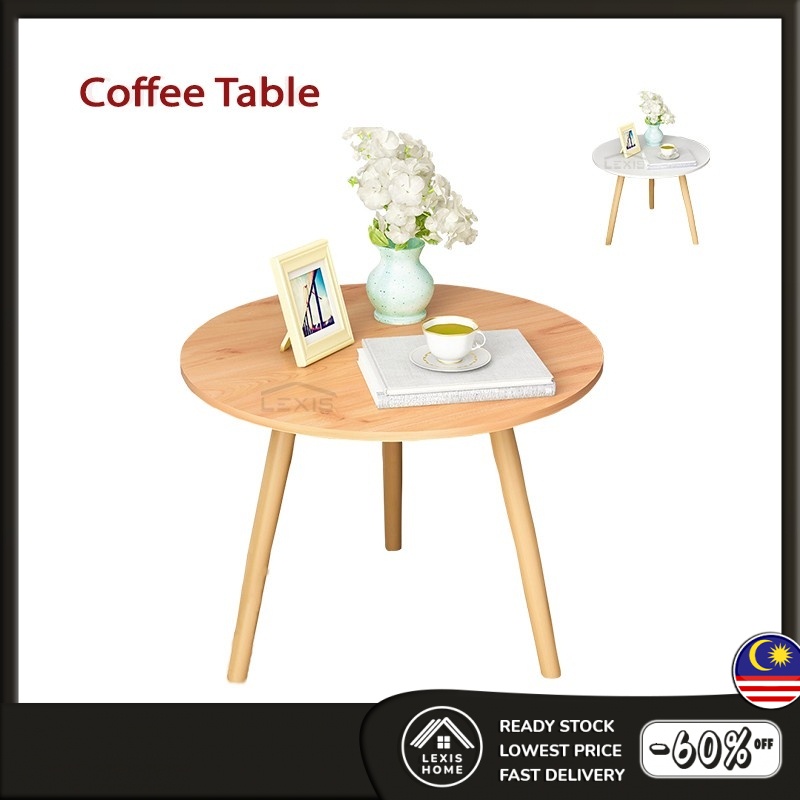 LEXIS Multi Sizes Round & Triangle Coffee Table Side Table Nordic ...