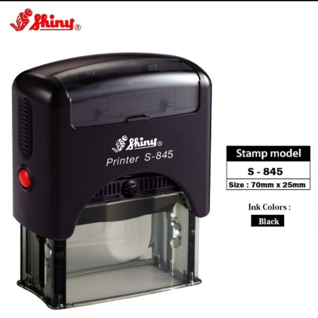 shiny self-inking Customized Rubber Stamp/CHOP/company chop | Shopee ...