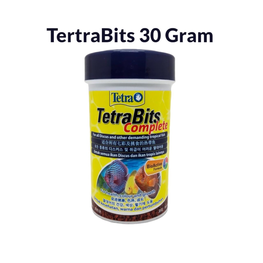 Tetra BITS/TETRABTIS COMPLETE 30 GRAM Tropical Fish Food Shopee Malaysia