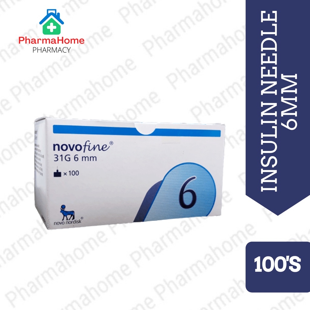 INSULIN NEEDLE BD NEEDLE 4MM/5MM/8MM NOVOFINE 6MM | Shopee Malaysia
