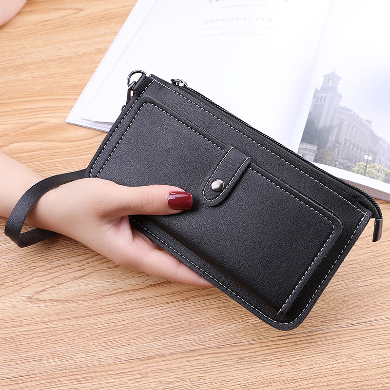Long zip purse sale