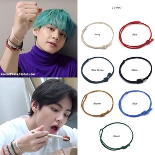 Kpop Accessories Korean Style, Taehyung V Lock Bracelet