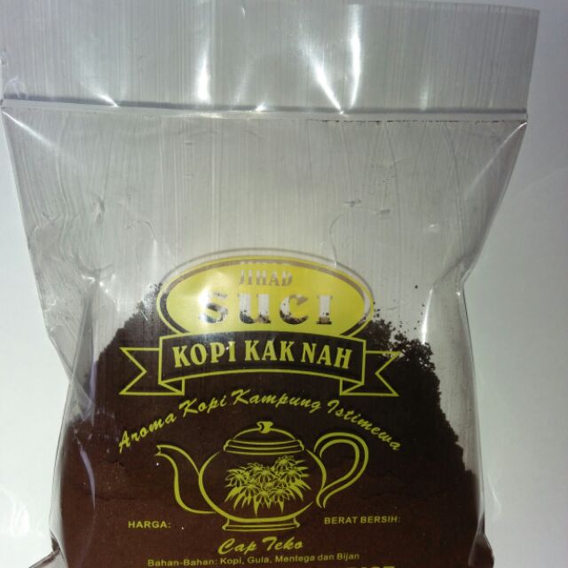 🔥HOT ITEM🔥 KOPI KAK NAH ☕aroma kopi kampung istimewa☕ 120g | Shopee ...