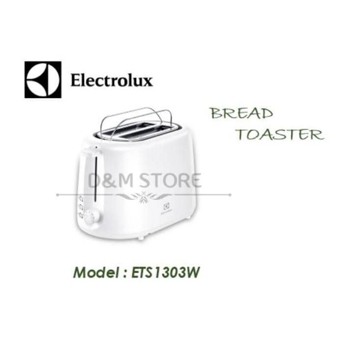 Electrolux Bread Toaster ETS1303W Shopee Malaysia