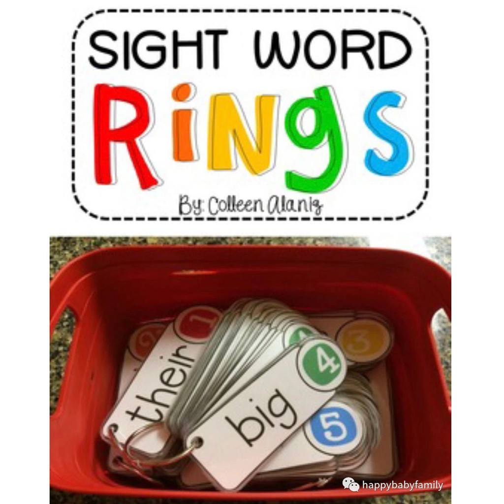 Printable 300 Sight Word Rings Level 1-6 | Shopee Malaysia
