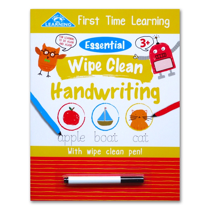 [Autumn] Wipe clean Book LETTERS / NUMBERS / HANDWRITING includes a ...