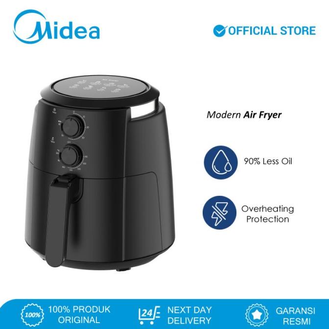 Midea Air Fryer MF-TN35B - Capacity 4.7L - Electric Fryer | Shopee Malaysia