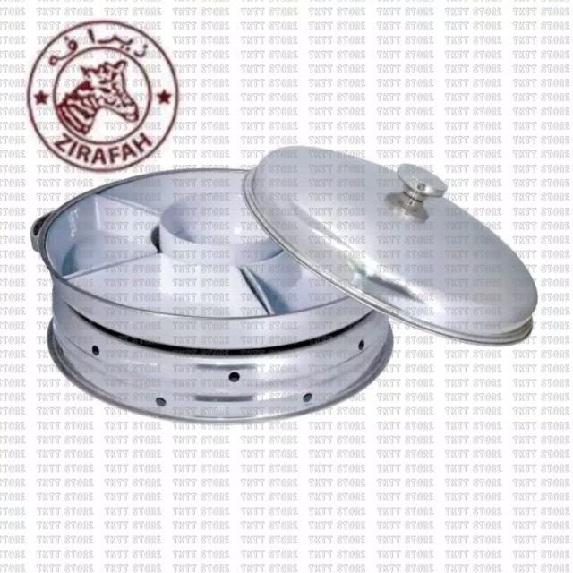 TKTT 52cm Stainless Steel Serving Dome Set Chafing Dish Melamine Insert